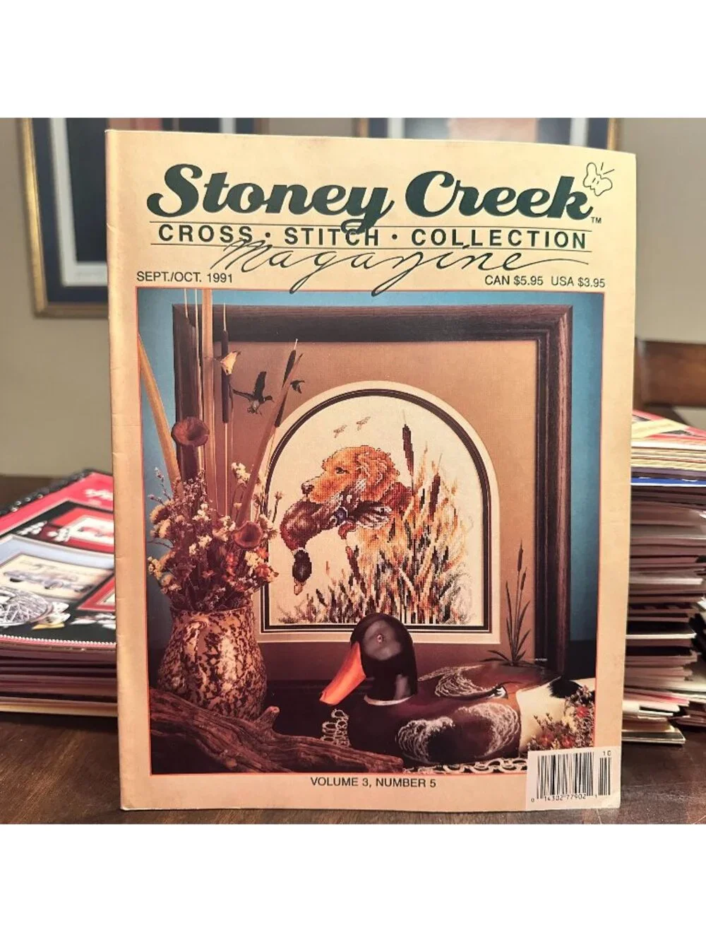 Stoney Creek Cross-Stitch Collection Magazine Sept/Oct 1991 Vol 3 Number 5